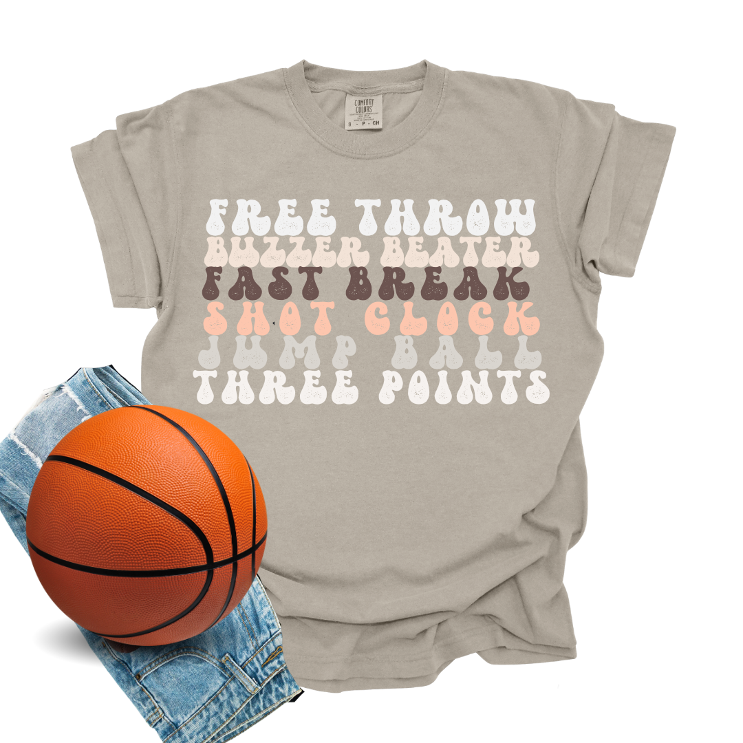 Basketball List Tee- SHORT SLEEVE