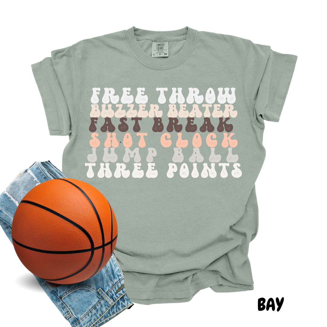 Basketball List Tee- SHORT SLEEVE