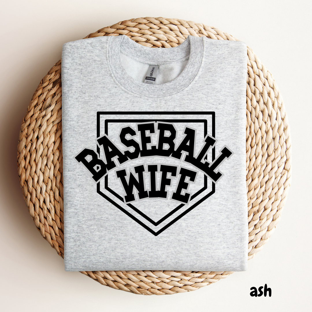 Baseball Wife Diamond Crewneck