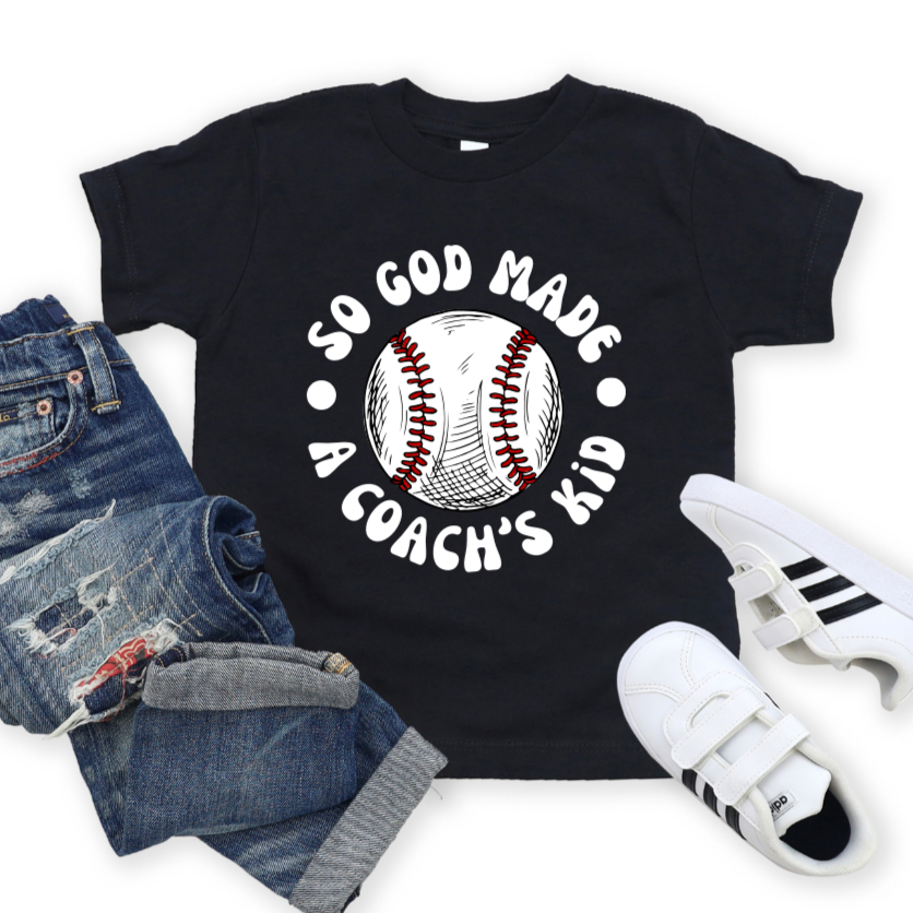 So God Made a Coach's Kid Tee