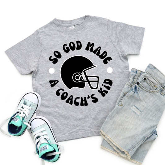 So God Made a Coach's Kid Tee