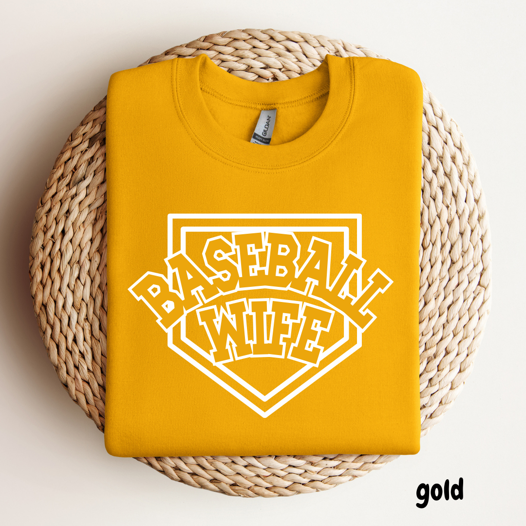 Baseball Wife Diamond Crewneck