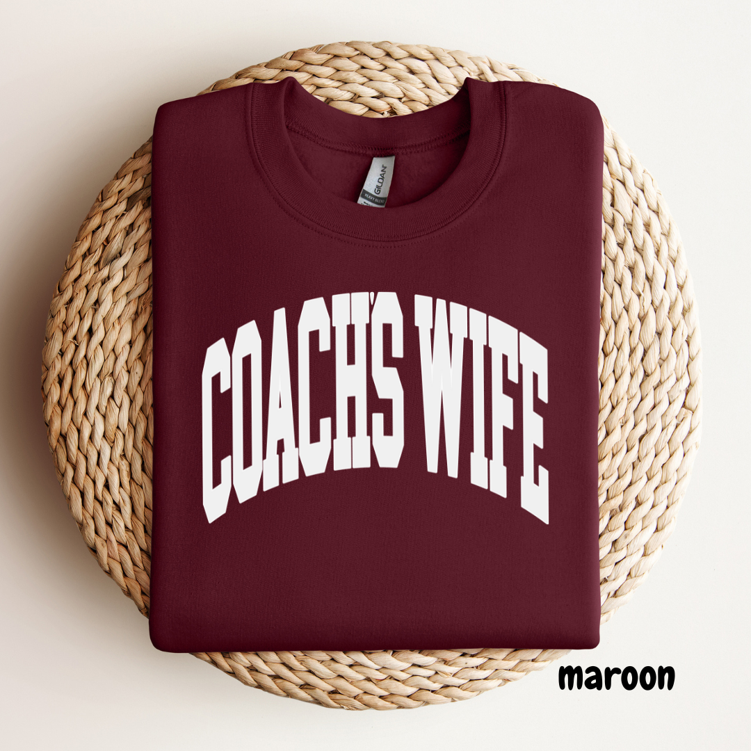 Varsity Coach's Wife- LONG SLEEVE TEE/SWEATSHIRT (PREORDER)