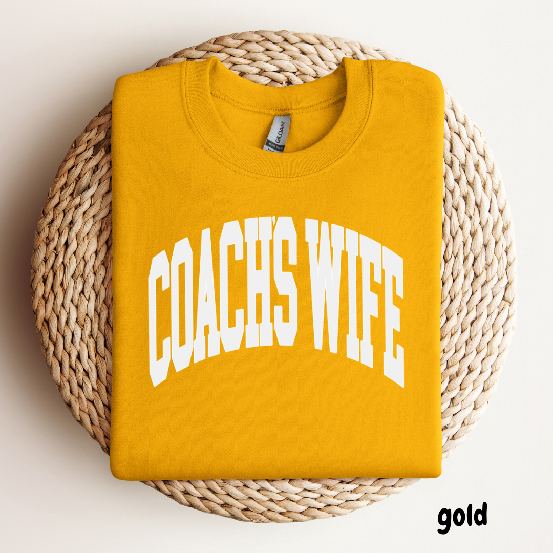 Varsity Coach's Wife- LONG SLEEVE TEE/SWEATSHIRT (PREORDER)