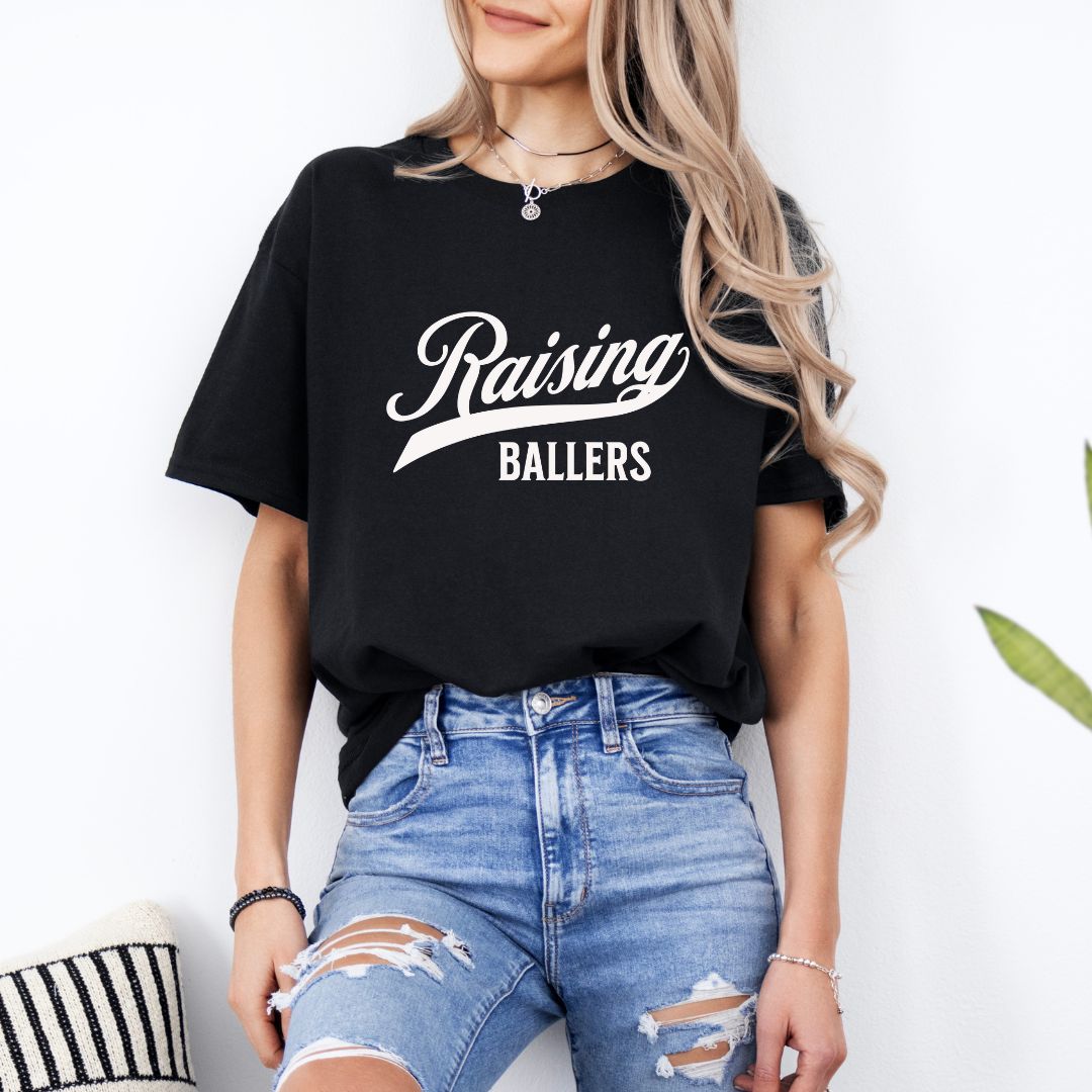 Raising Ballers Baseball Tee