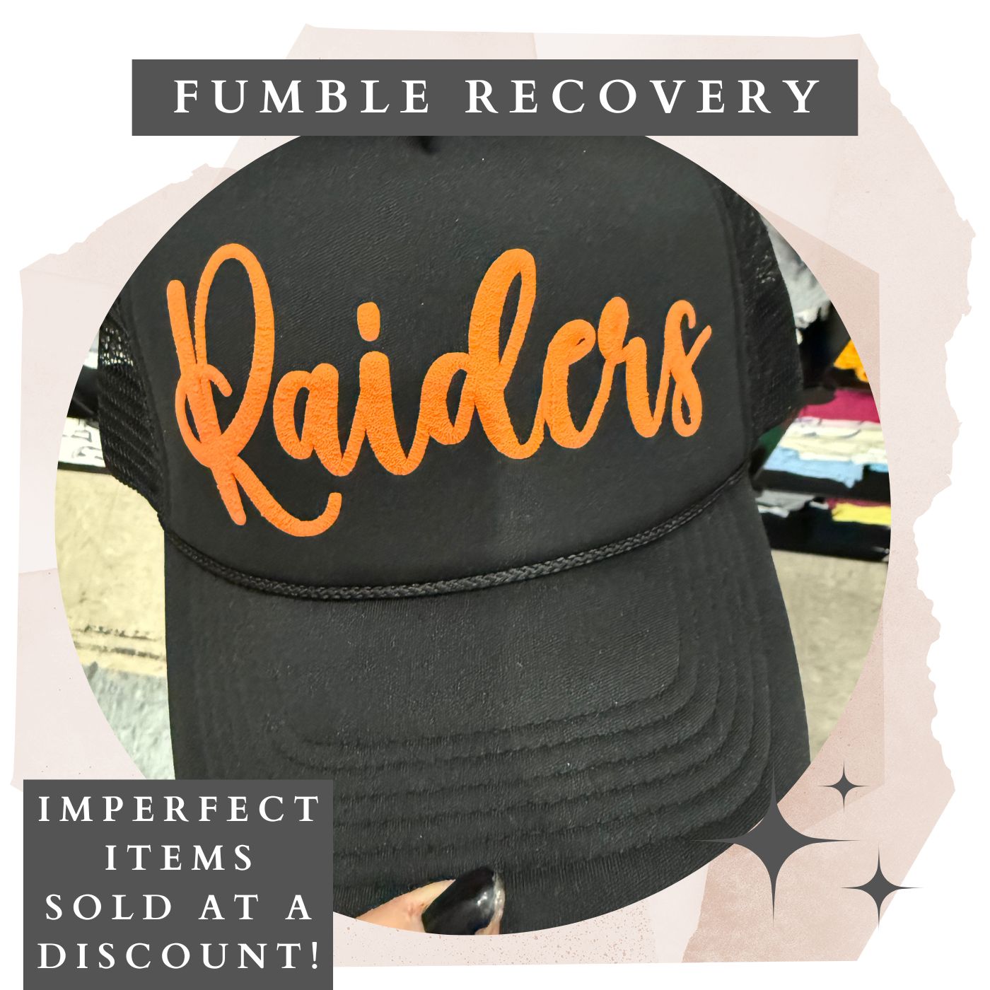 Fumble Recovery: Raiders Puff Hat