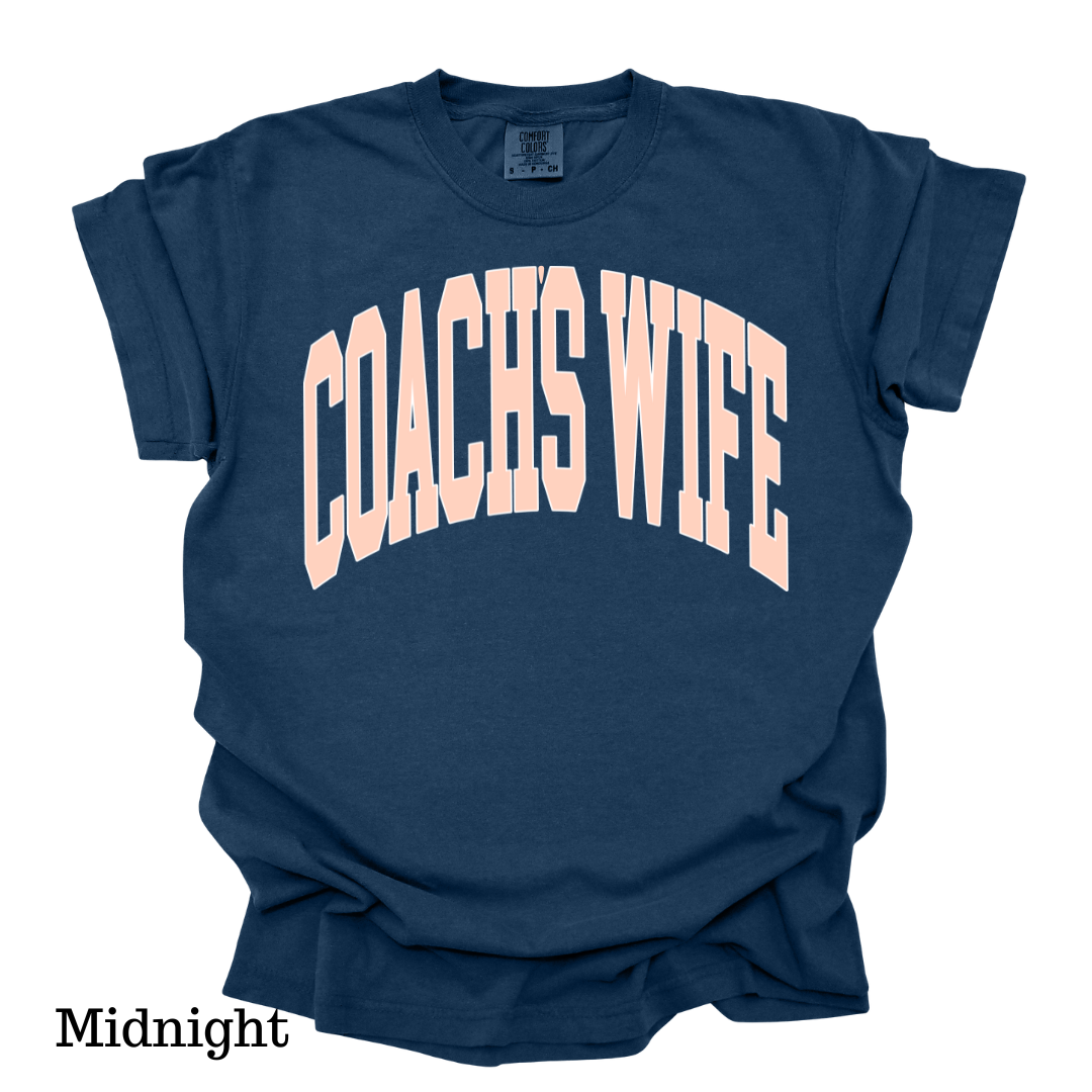 Coach's Wife Varsity Short Sleeve Comfort Colors