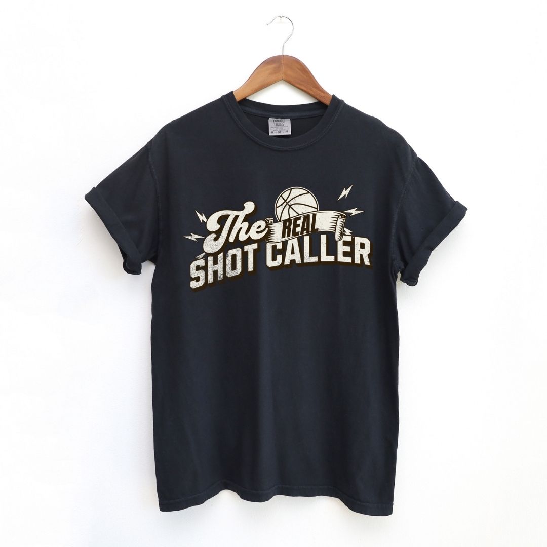 The Real Shot Caller Basketball Tee