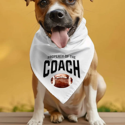 Property of the Coach Dog Bandana (Choose Your Sport)