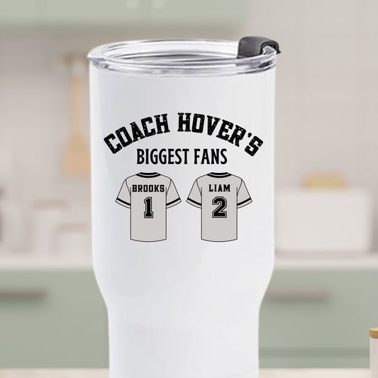 Dad Baseball Coach Tumbler