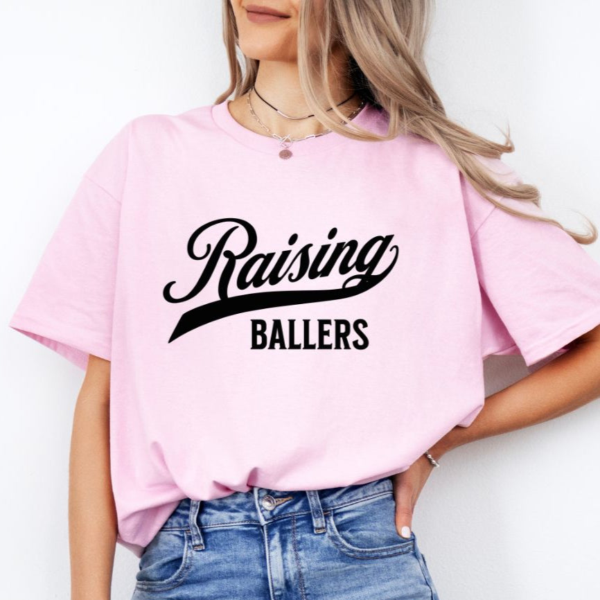 Raising Ballers Baseball Tee