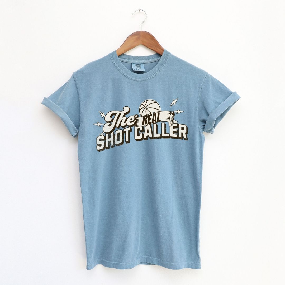 The Real Shot Caller Basketball Tee