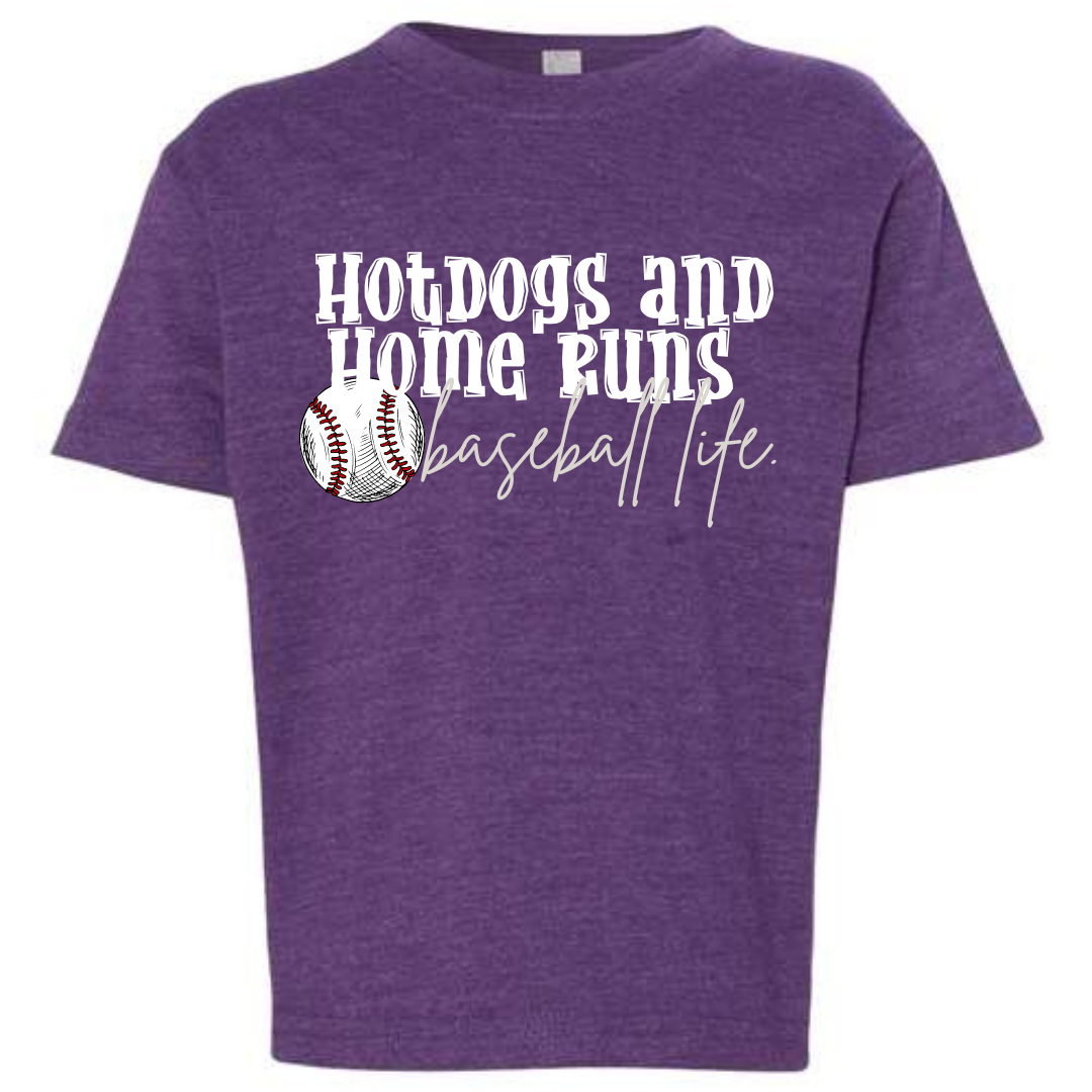 Hotdogs & Home Runs- KIDS SHORT SLEEVE TEE