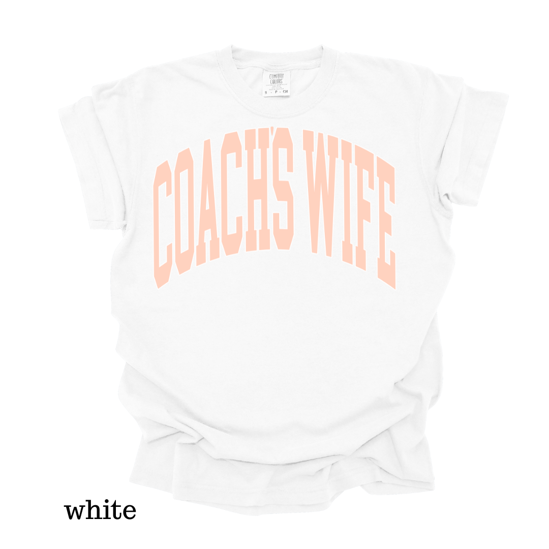 Coach's Wife Varsity Short Sleeve Comfort Colors