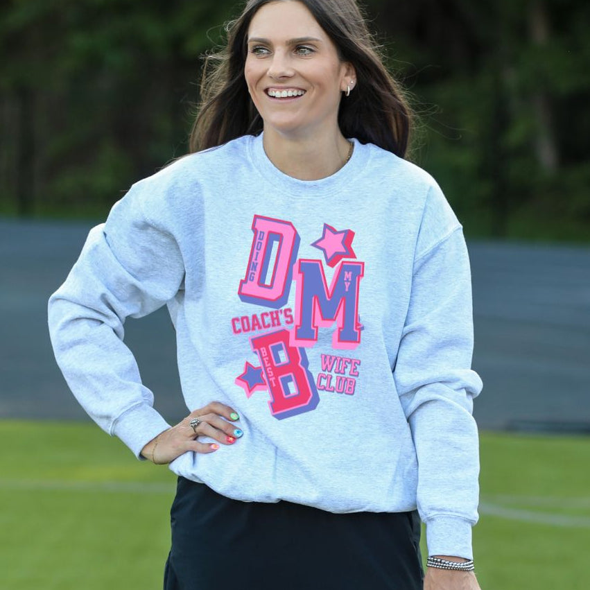 Doing My Best: Coach's Wife Club Crewneck Sweatshirt