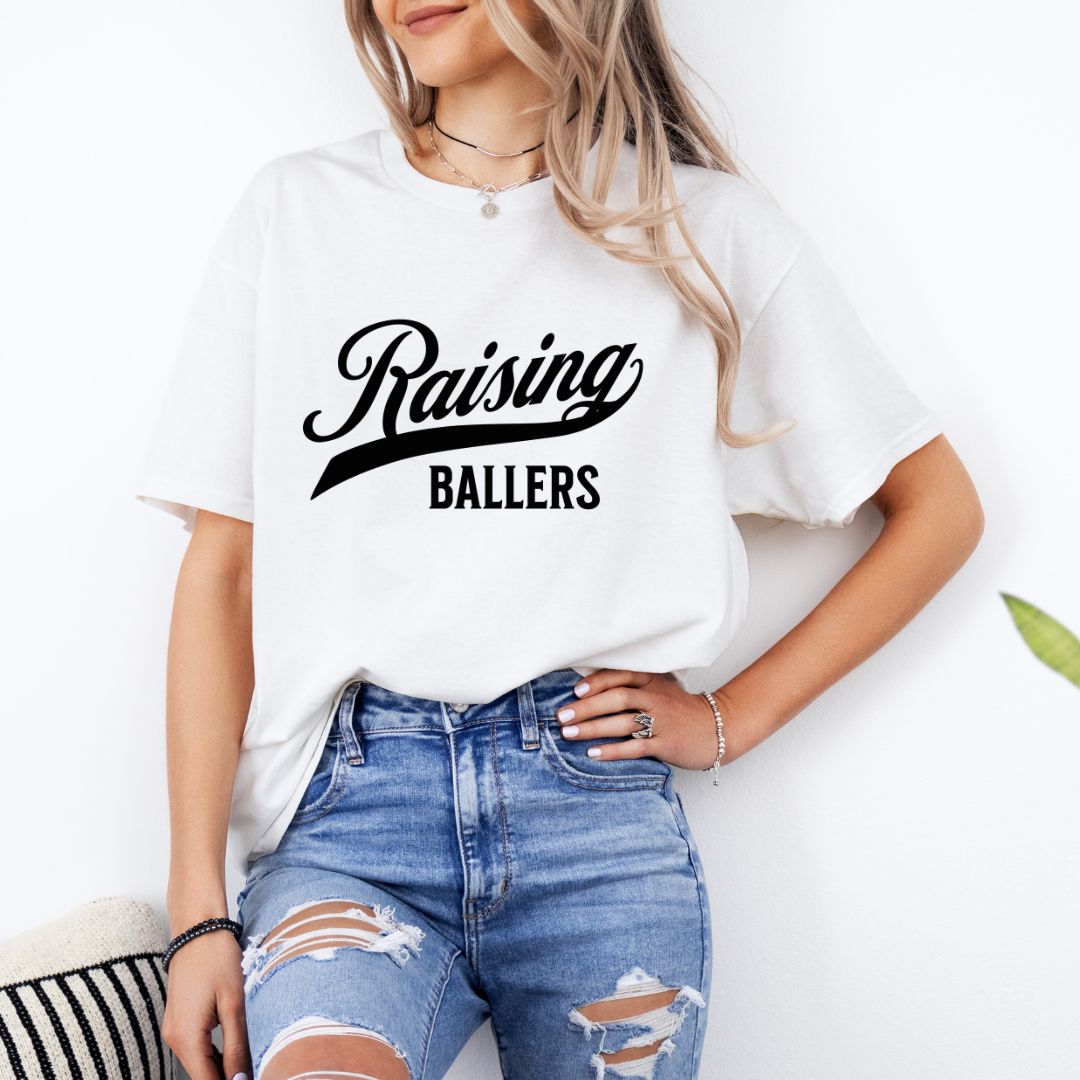 Raising Ballers Baseball Tee