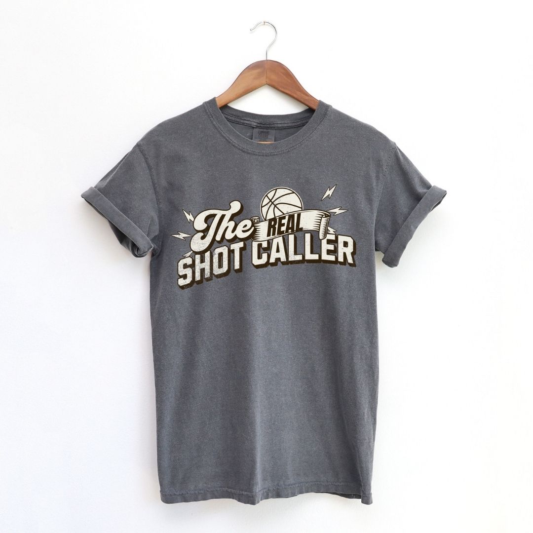 The Real Shot Caller Basketball Tee