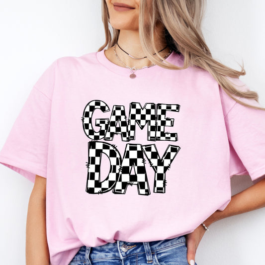 Checkered Game Day Tee