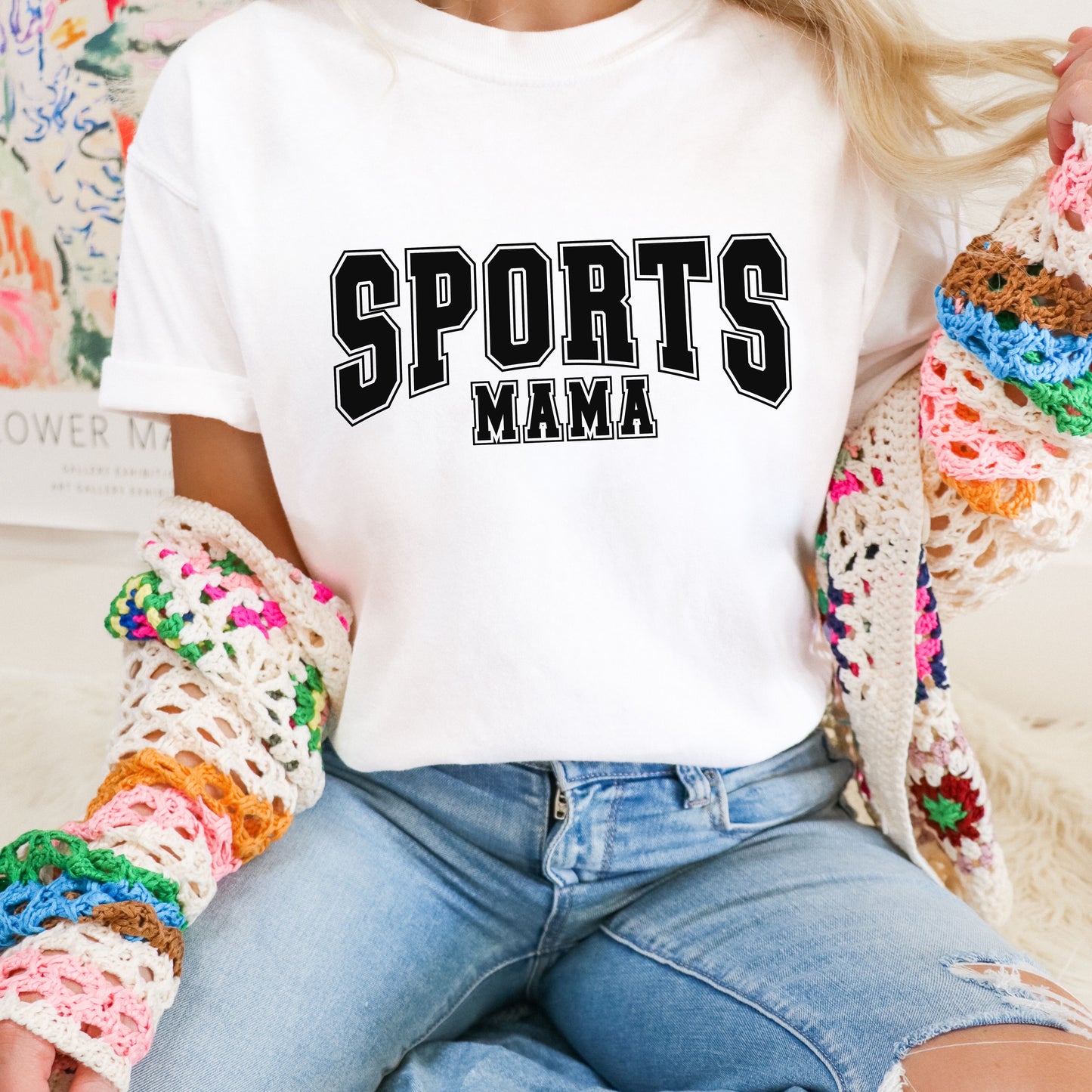 Sports Mom Varsity Tee