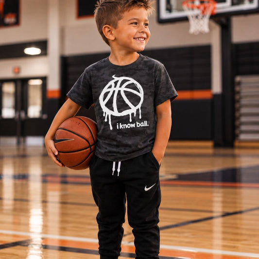 I Know Ball Kids Basketball Tee