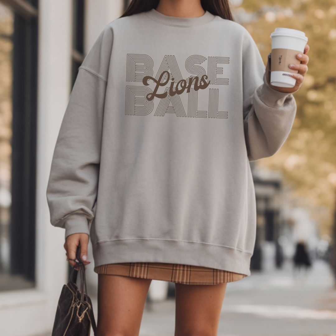 Custom Baseball Mascot Crewneck