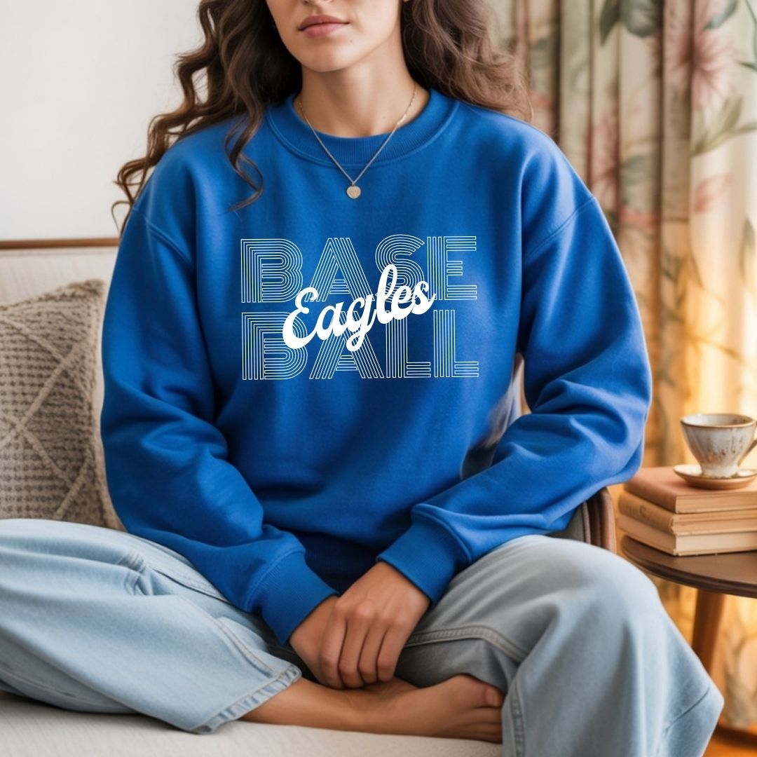 Custom Baseball Mascot Crewneck