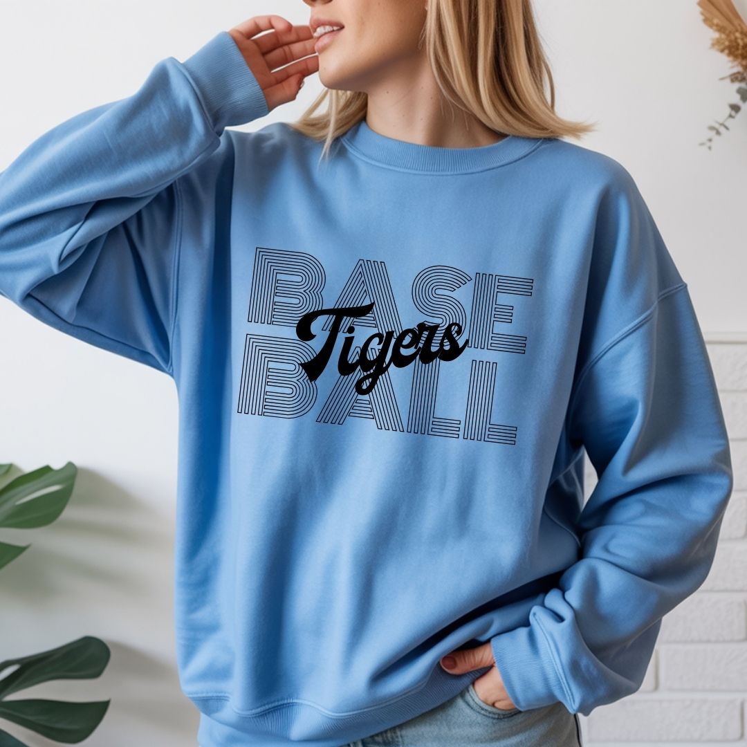 Custom Baseball Mascot Crewneck