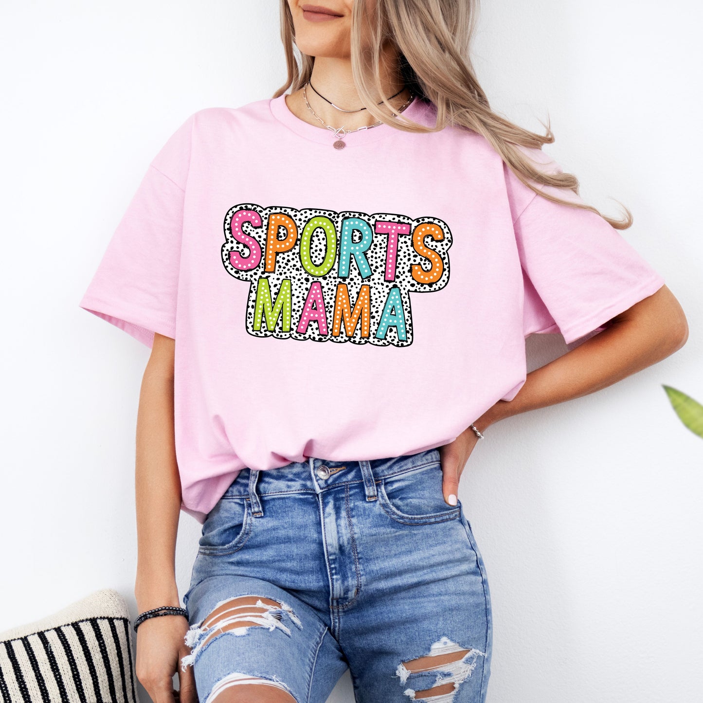 Sports Mama Rainbow Tee