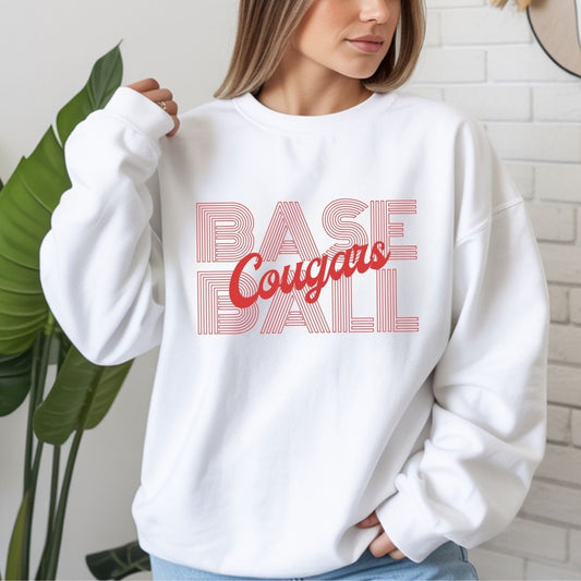Custom Baseball Mascot Crewneck