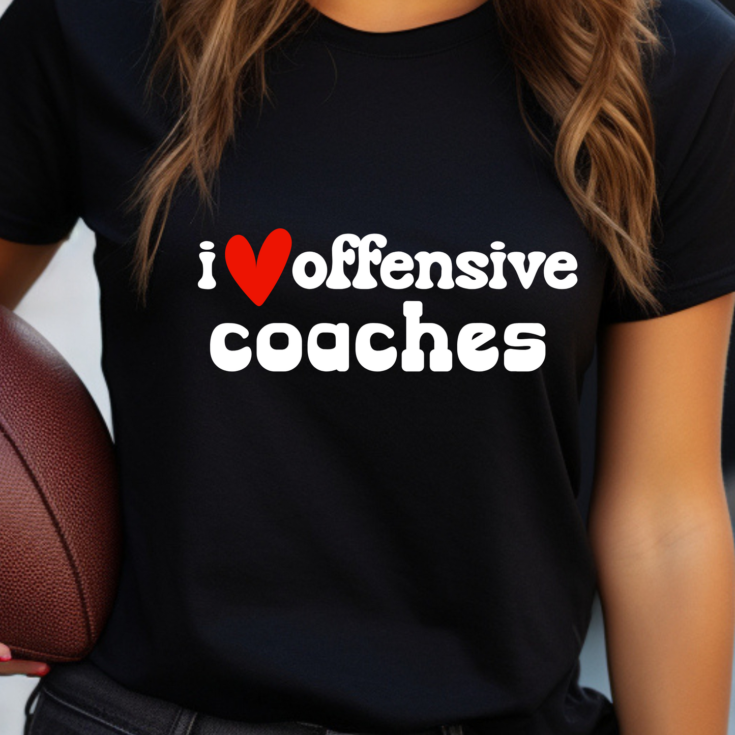 I Heart Offensive/Defensive Coaches Tee