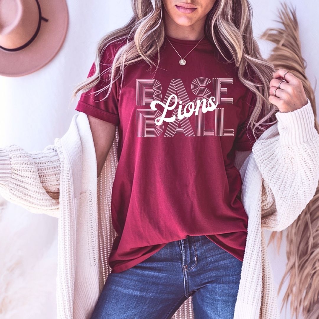 Custom Baseball Mascot T Shirt