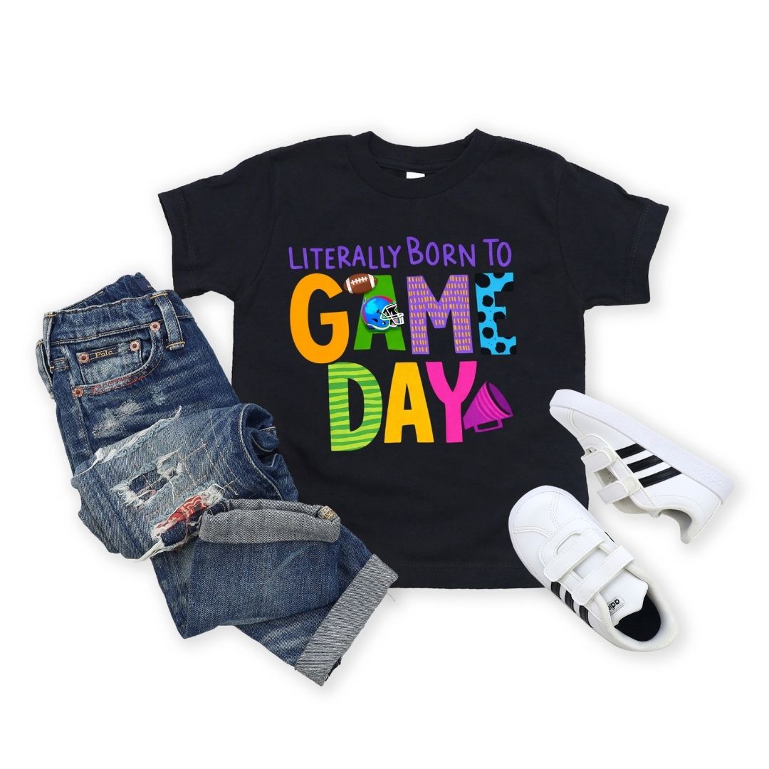 Literally Born To Game Day *KIDS* Tee