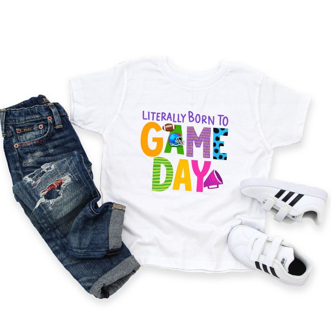 Literally Born To Game Day *KIDS* Tee