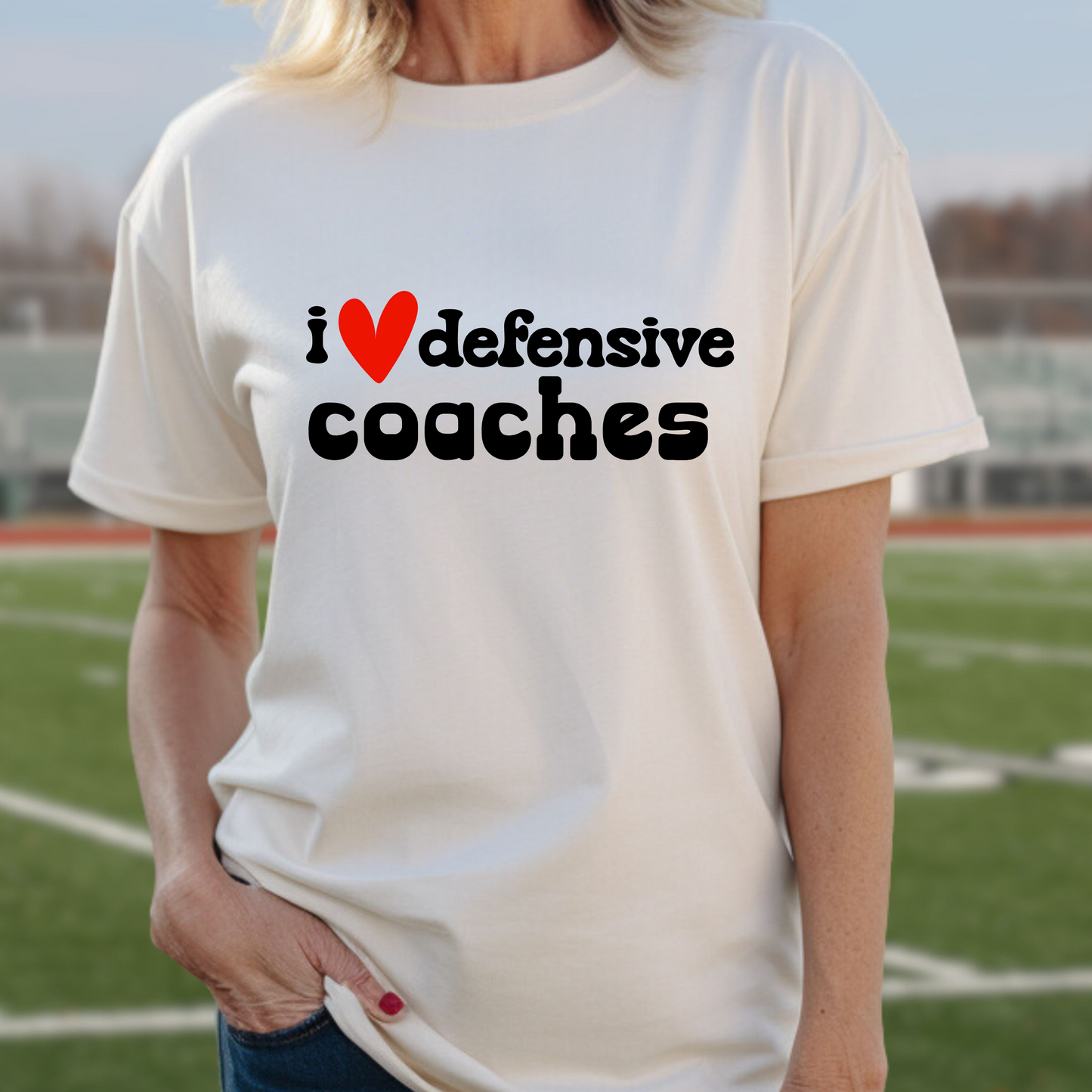 I Heart Offensive/Defensive Coaches Tee