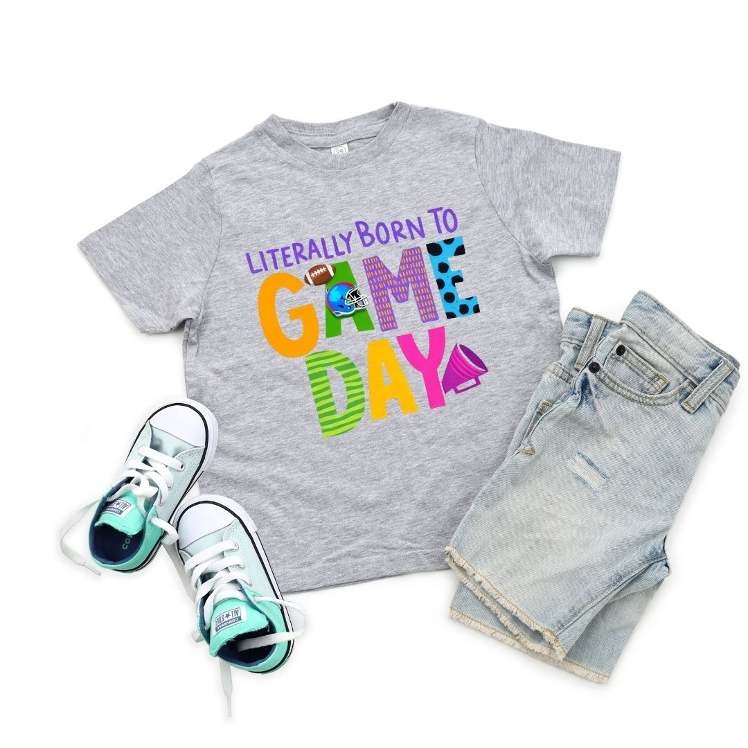 Literally Born To Game Day *KIDS* Tee