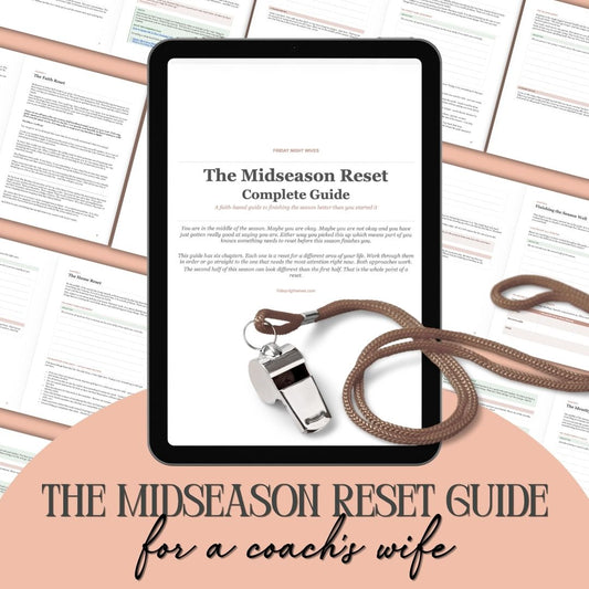 The Midseason Reset Guide for a Coach's Wife: Digital Download