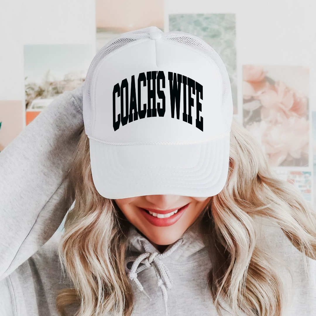 Coach's Wife Varsity Trucker Hat