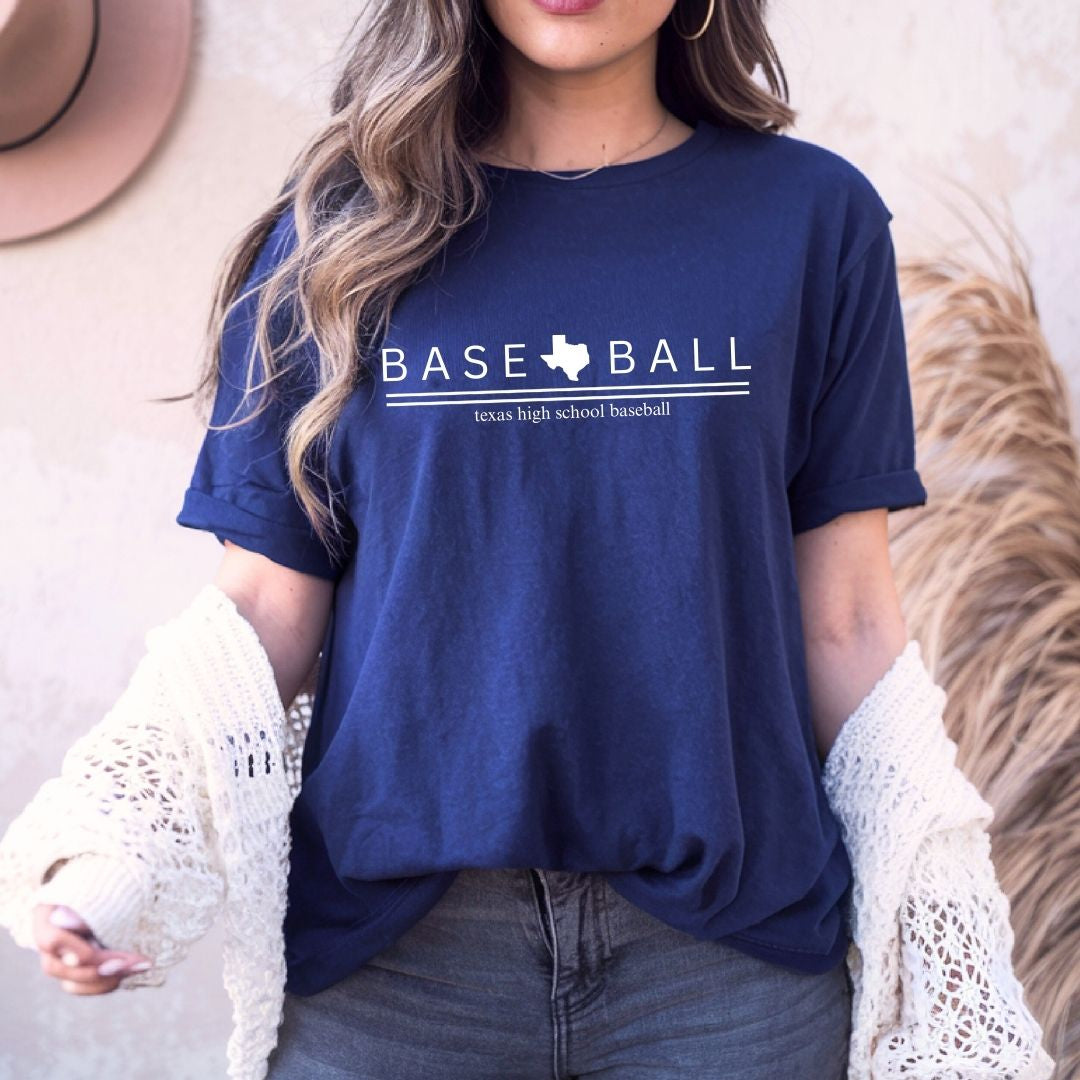 Texas High School Baseball T Shirt