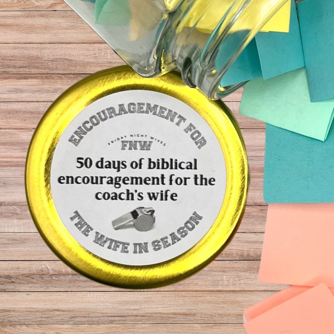 Encouragement Jar for the Wife in Season: 50 Days of Biblical Encouragement for the Coach's Wife