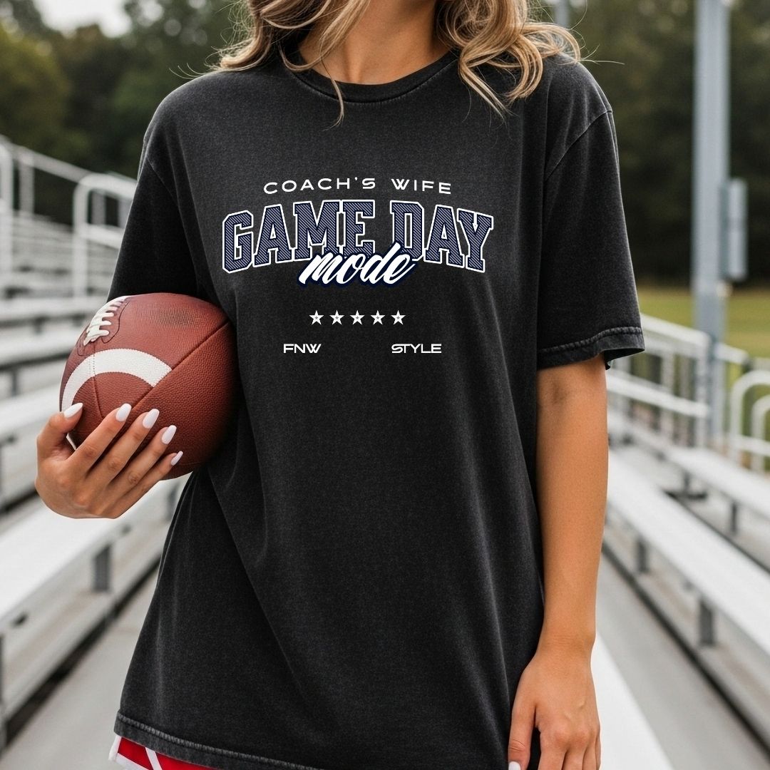 Coach's Wife Game Day Mode Tee