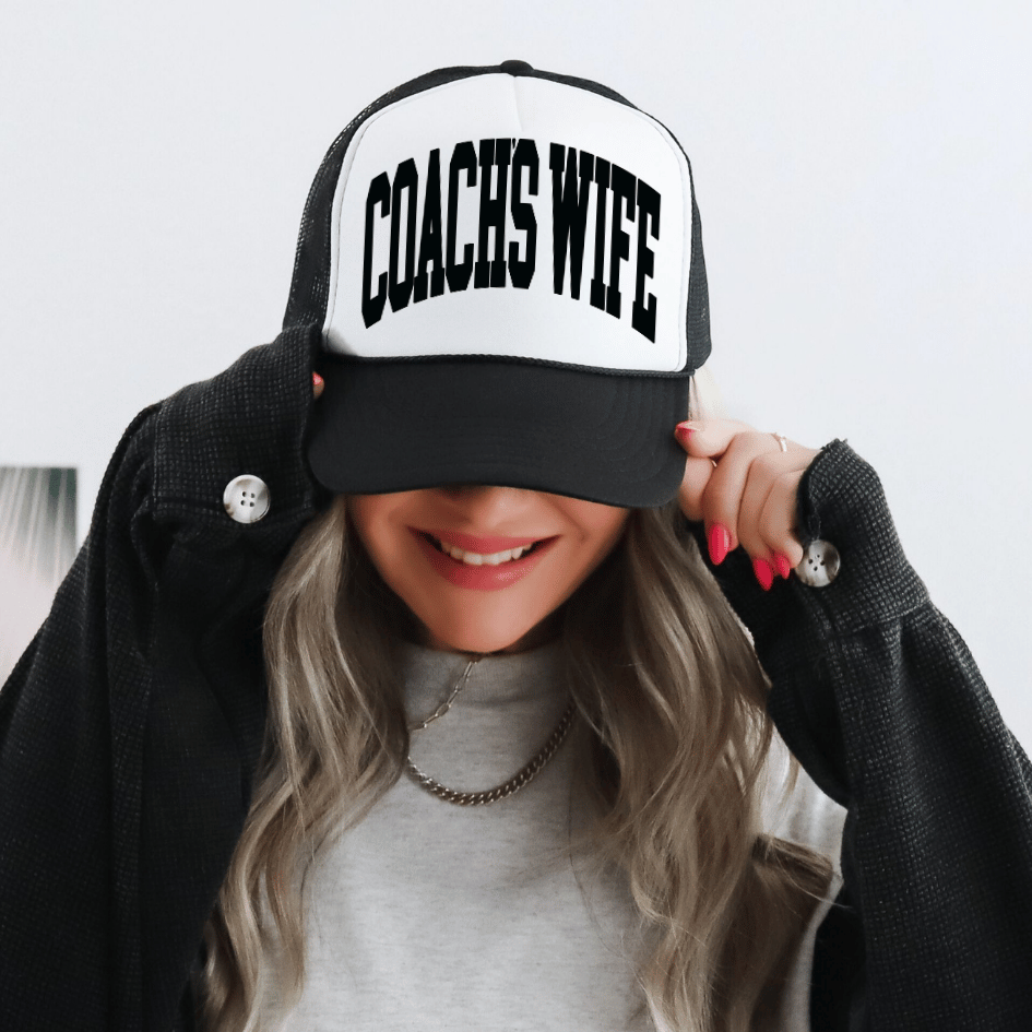 Coach's Wife Varsity Trucker Hat