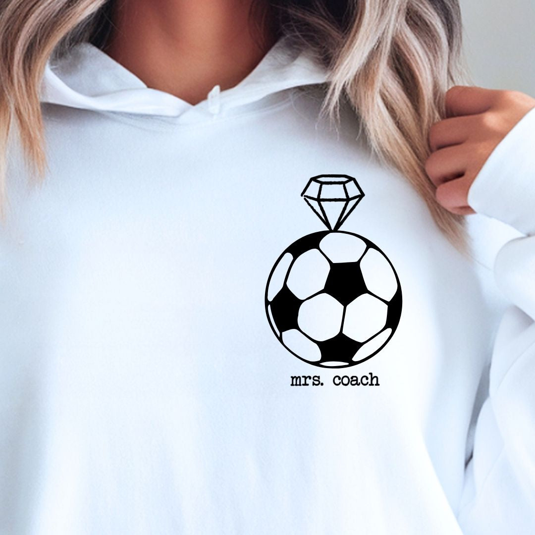 Mrs. Coach Logo Hoodie/Crewneck (5 Different Sports)