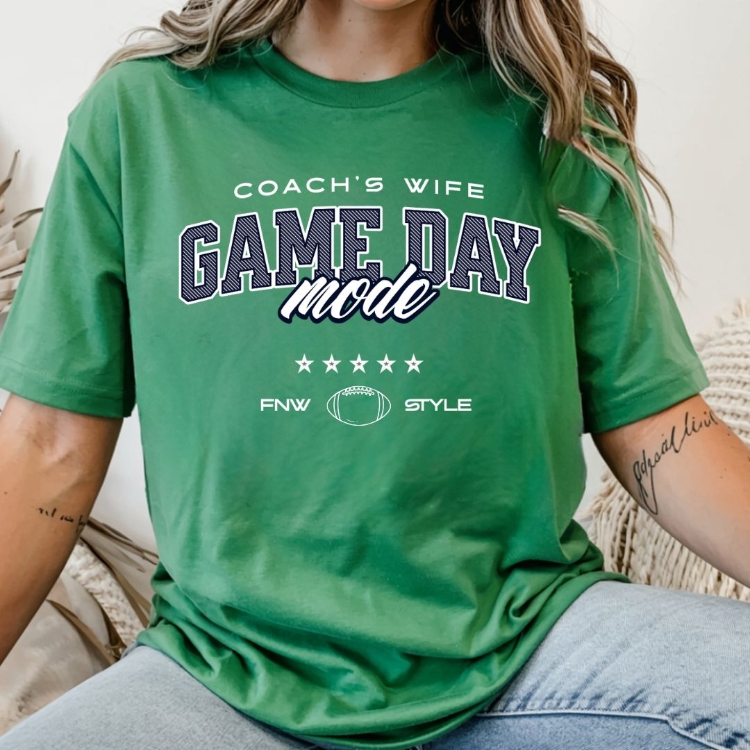 Coach's Wife Game Day Mode Tee