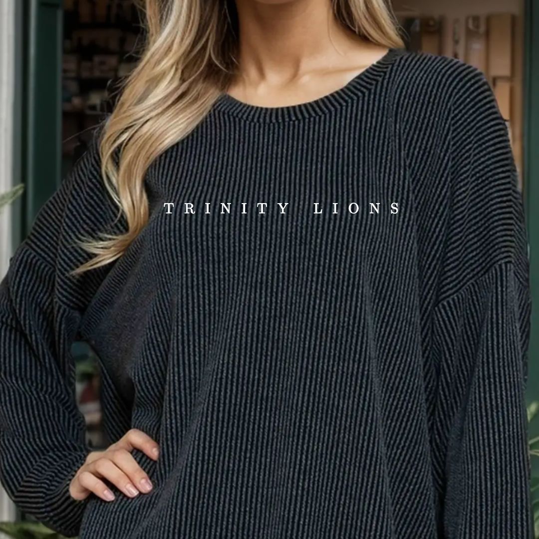 Custom Oversized Ribbed Sweatshirt
