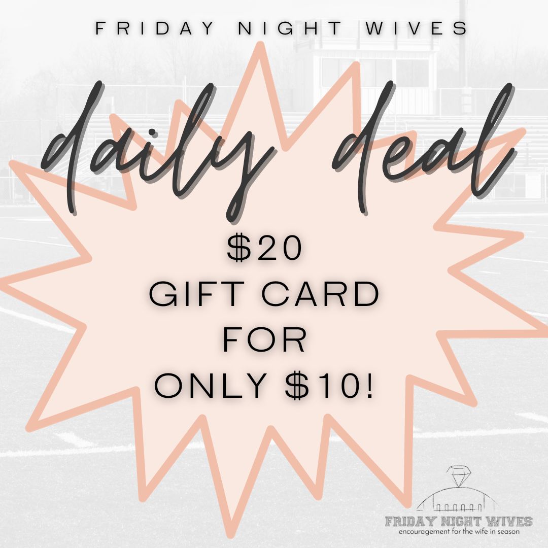 DAILY DEAL: $20 Giftcard For Only $10!!
