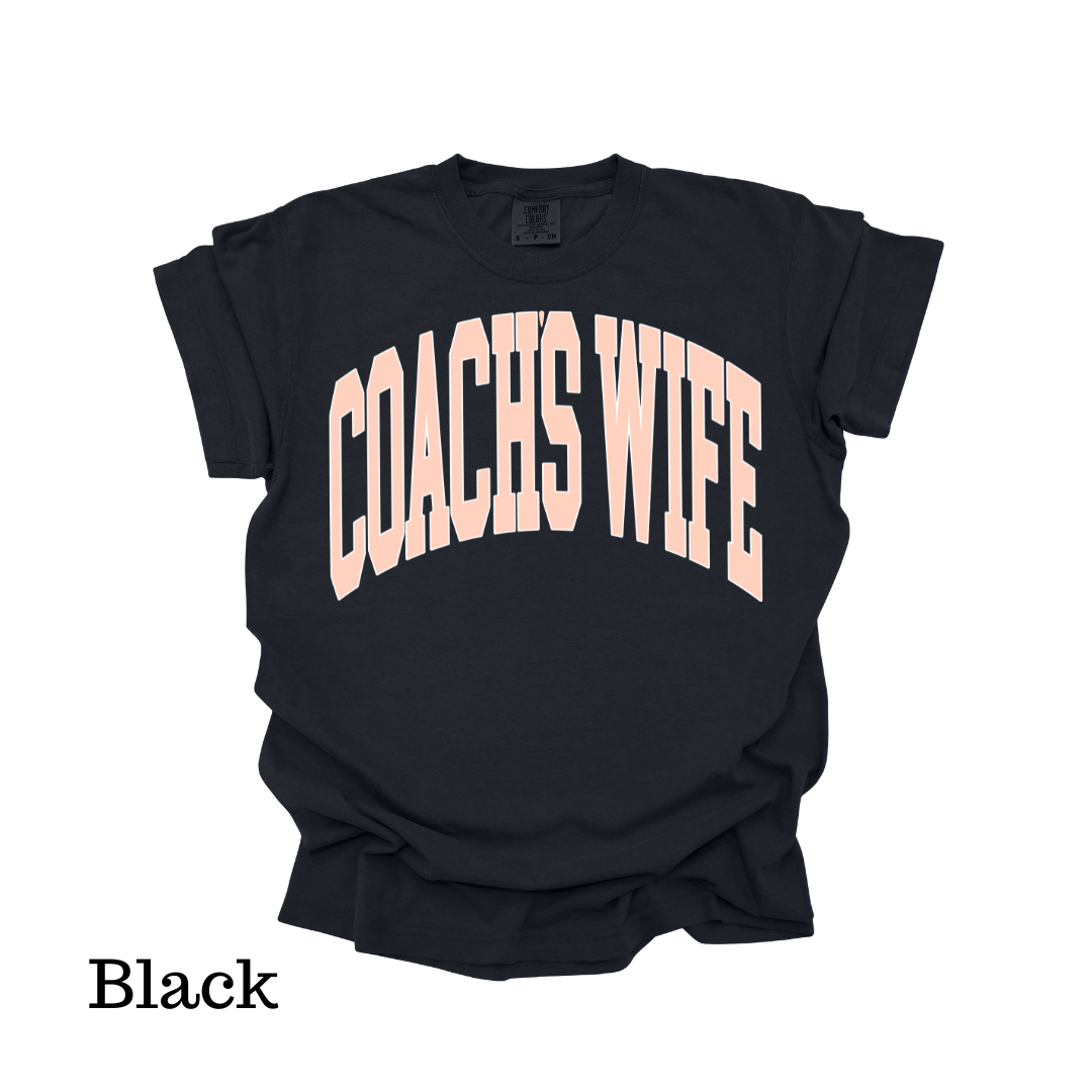 Coach's Wife Varsity Short Sleeve Comfort Colors