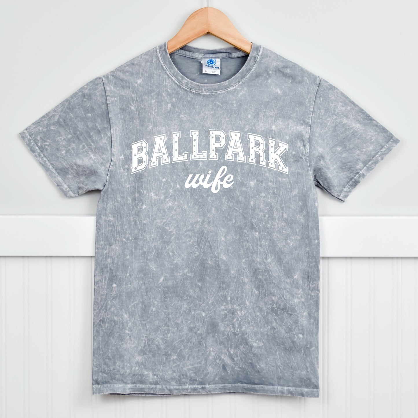 Ballpark Wife Washed Mineral Tee