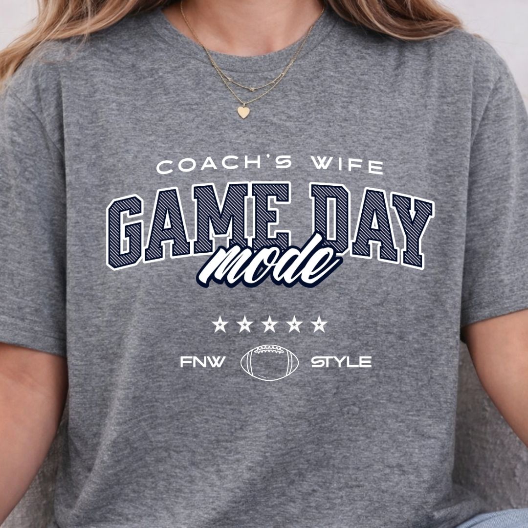 Coach's Wife Game Day Mode Tee