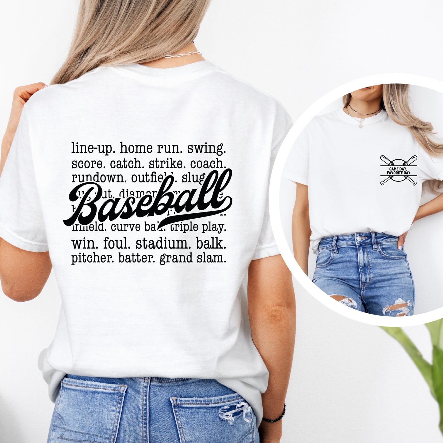 Baseball List Tee