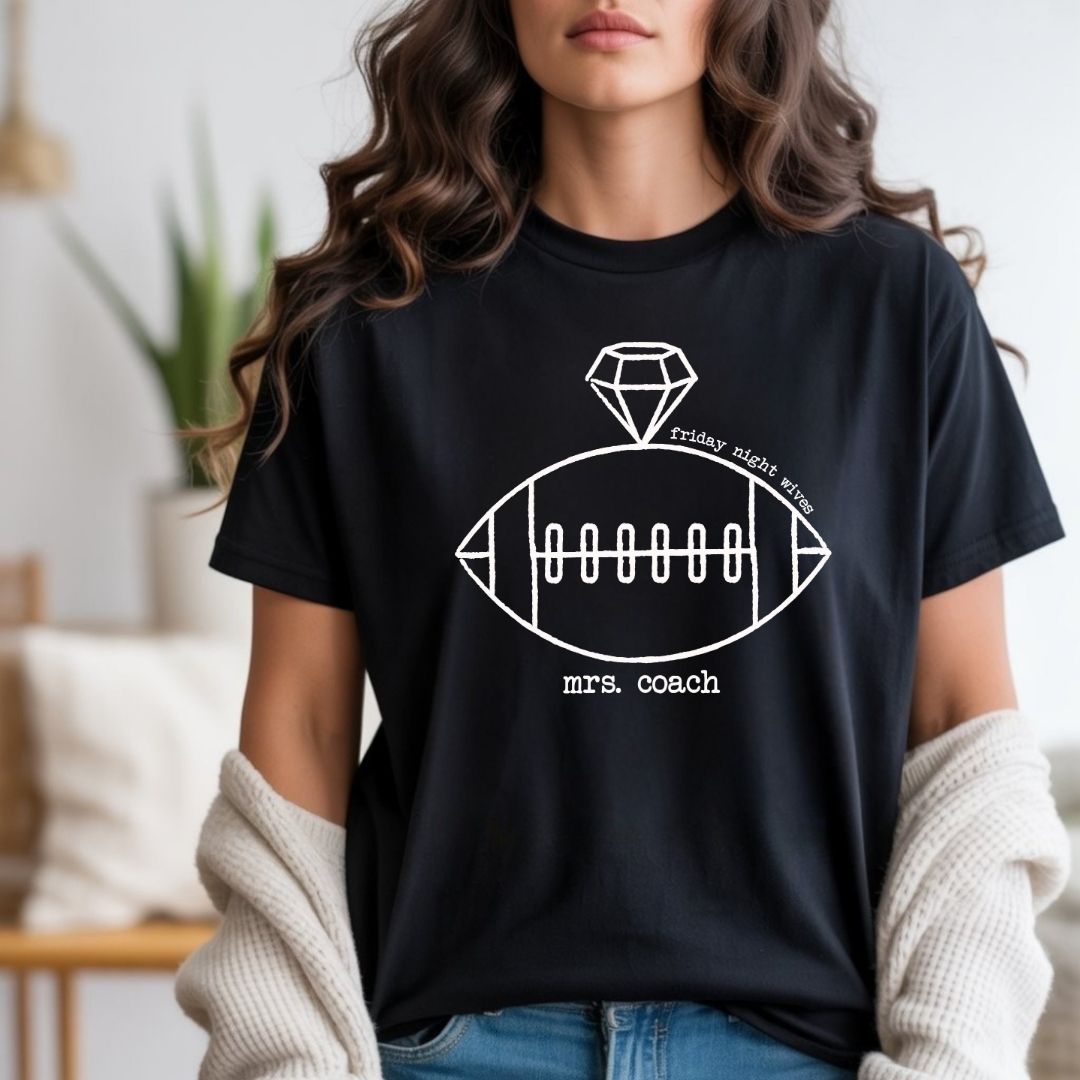 Mrs. Coach Logo Tee (5 Different Sports!)